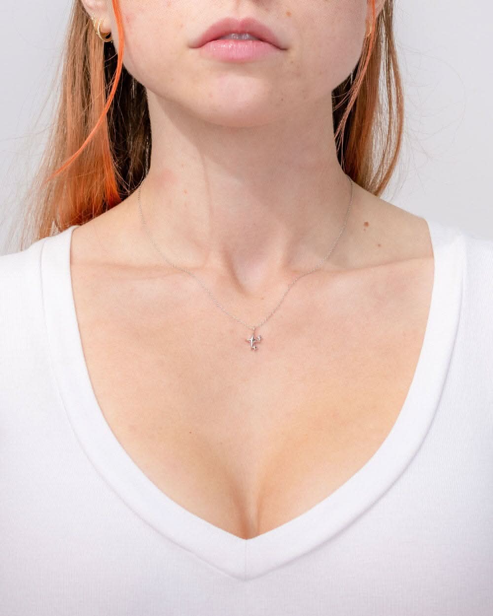 White Gold Kira Necklace - PBD Necklaces