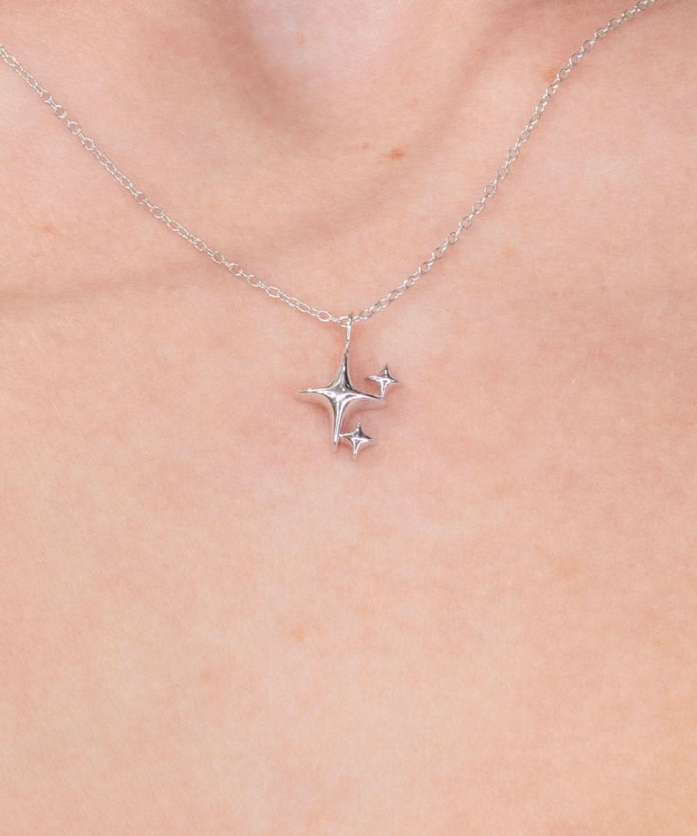 White Gold Kira Necklace - PBD Necklaces