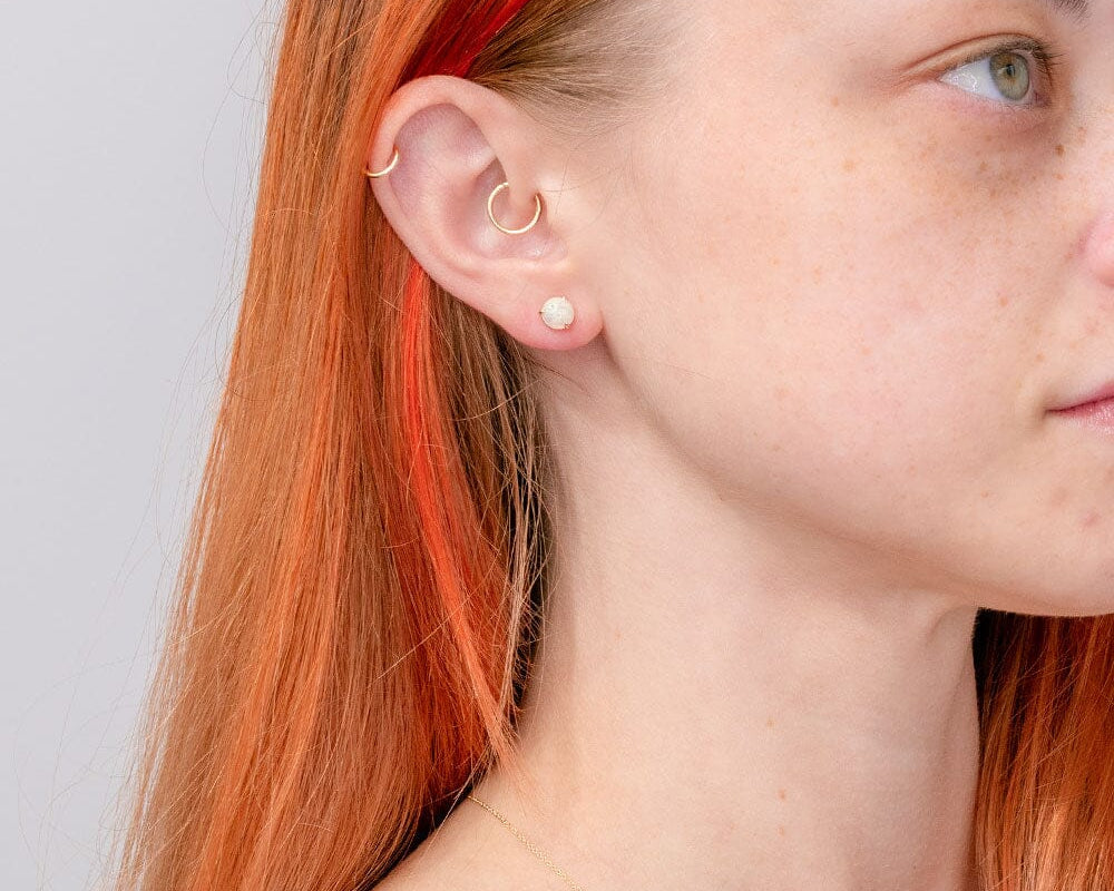 White Opal Earrings Earrings Princess Bride Diamonds 