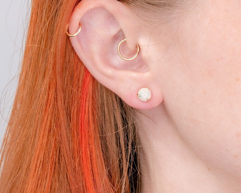 White Opal Earrings Earrings Princess Bride Diamonds 