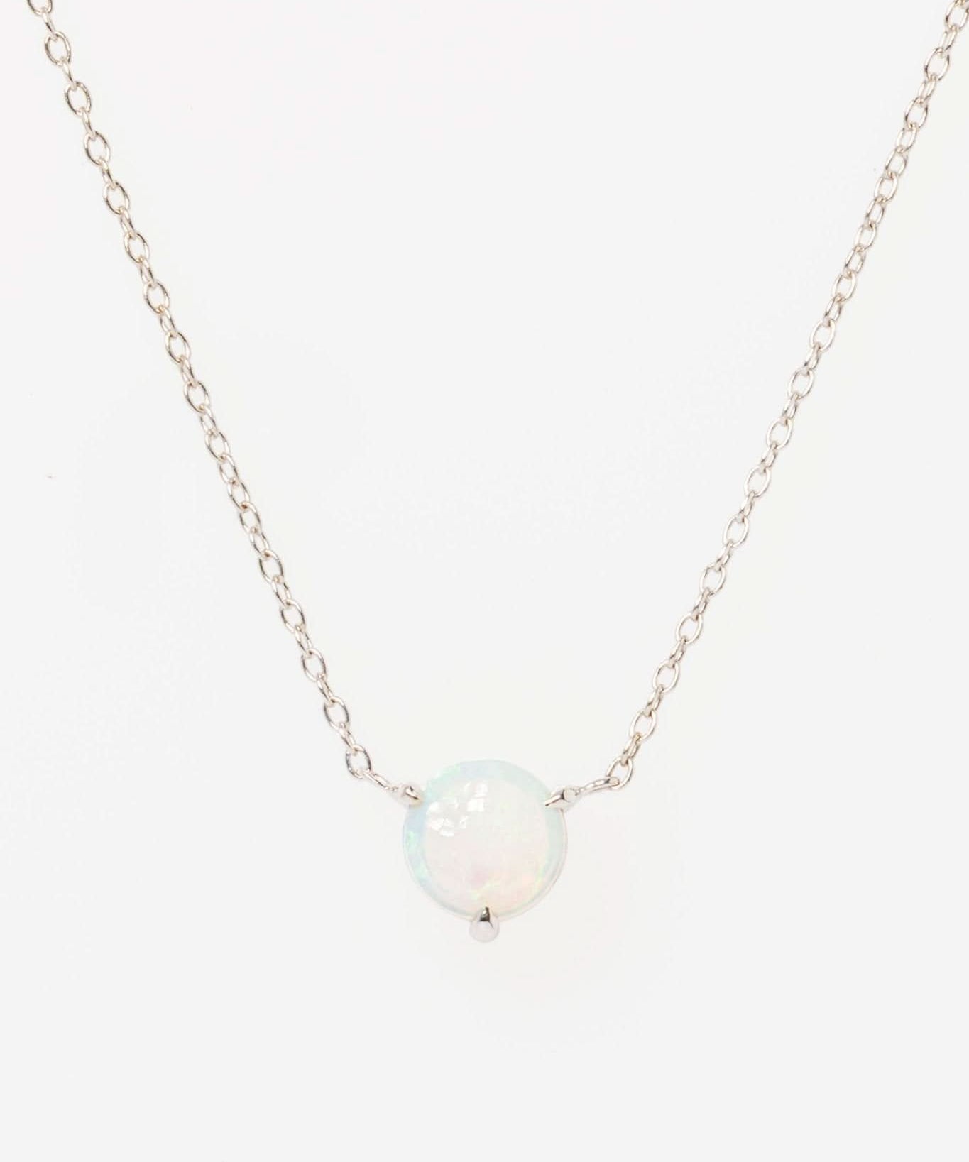White Opal Necklace - PBD Necklaces