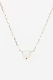 White Opal Necklace - PBD Necklaces