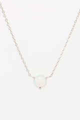 White Opal Necklace