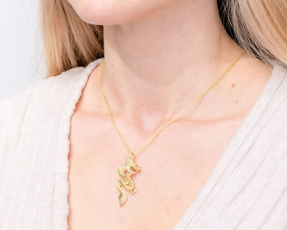 Year of the Dragon Pendant Necklaces Princess Bride Diamonds 