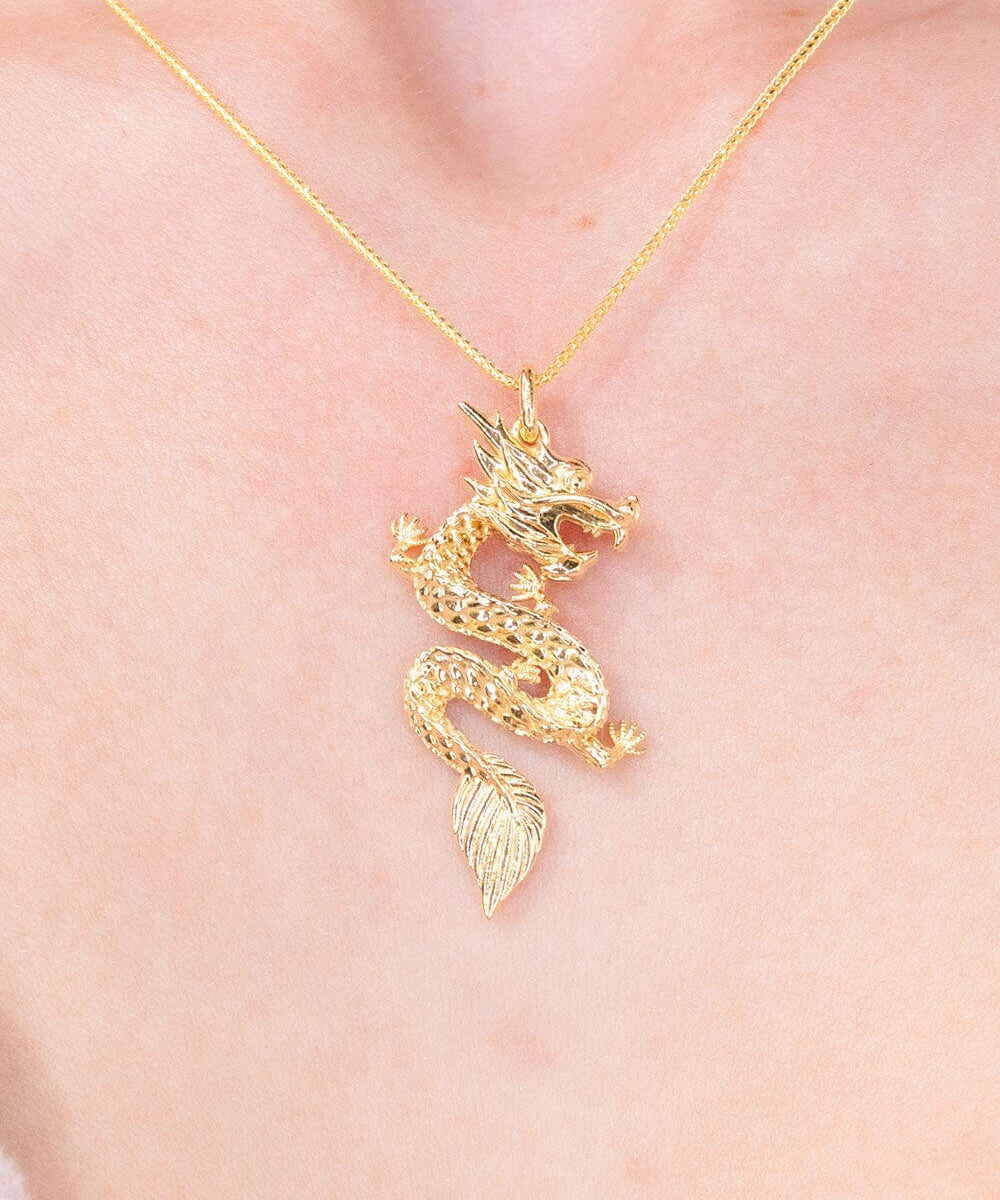 Year of the Dragon Pendant Necklaces Princess Bride Diamonds 