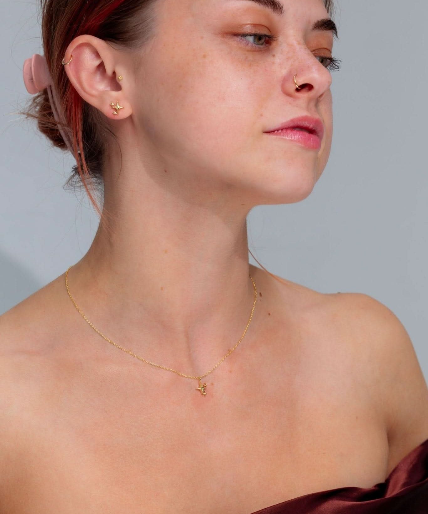 Yellow Gold Kira Necklace - PBD Necklaces