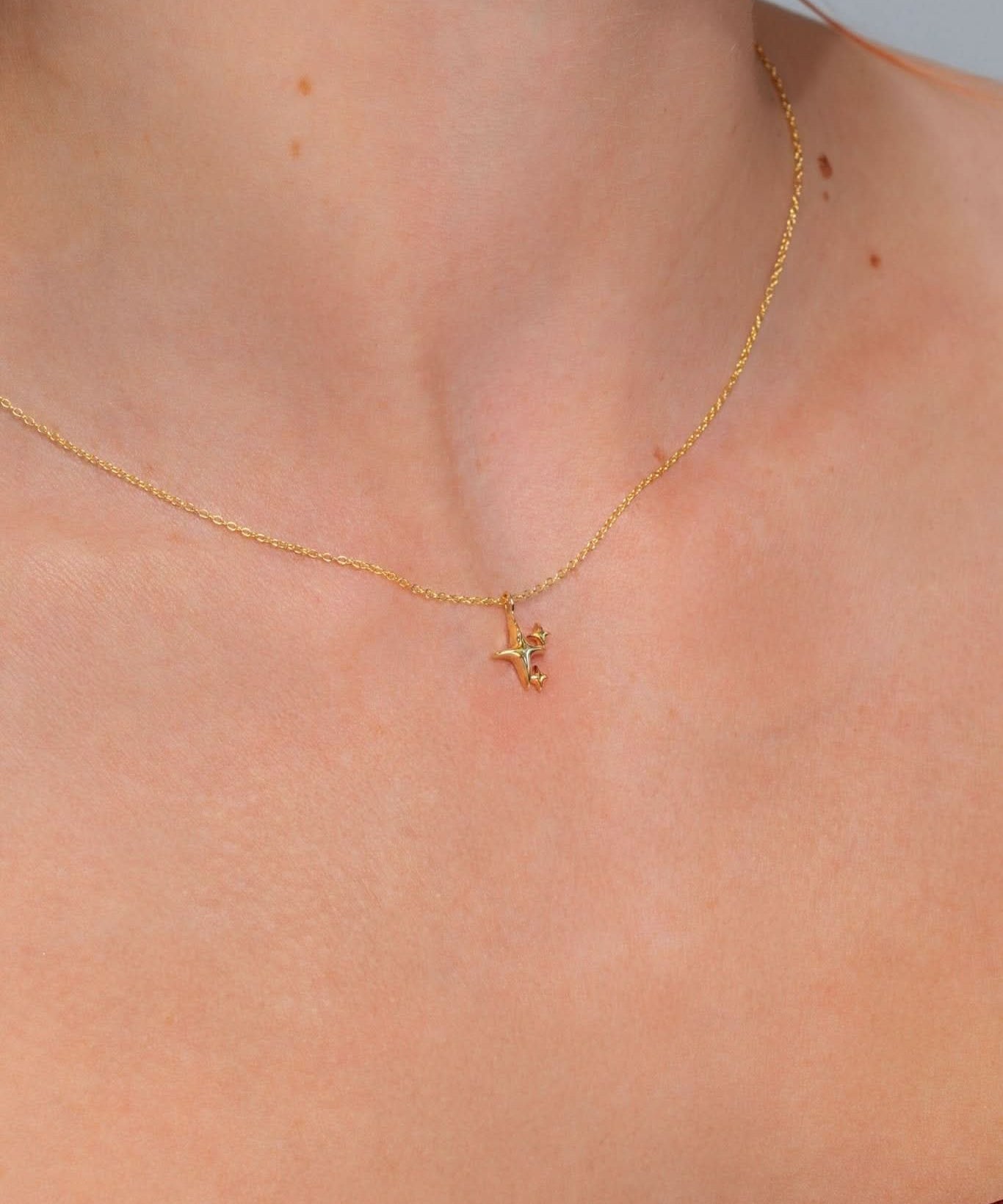 Yellow Gold Kira Necklace - PBD Necklaces