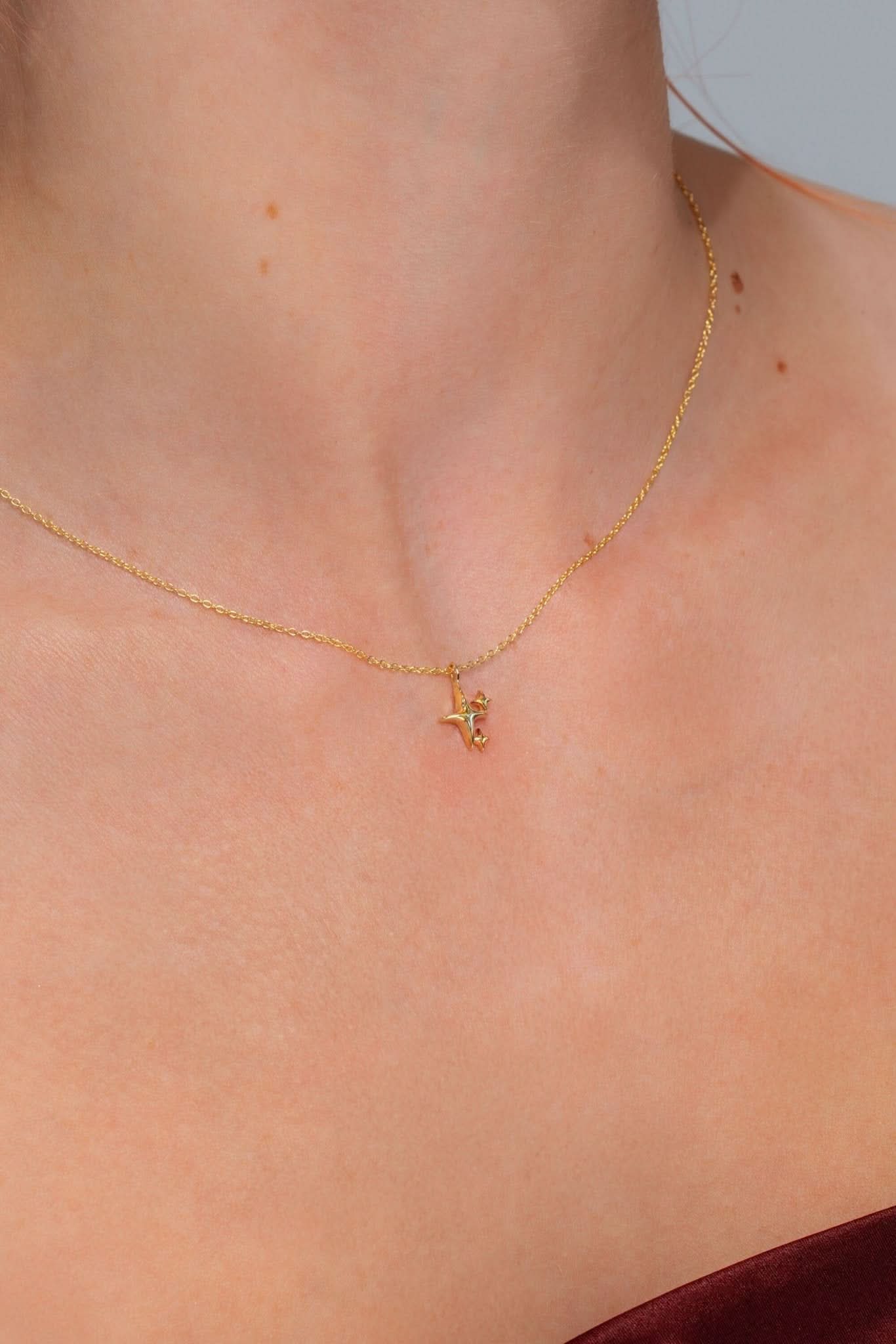 Yellow Gold Kira Necklace - PBD Necklaces