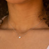 0.14cttw Diamond Halo Necklace White Gold Necklaces Princess Bride Diamonds 