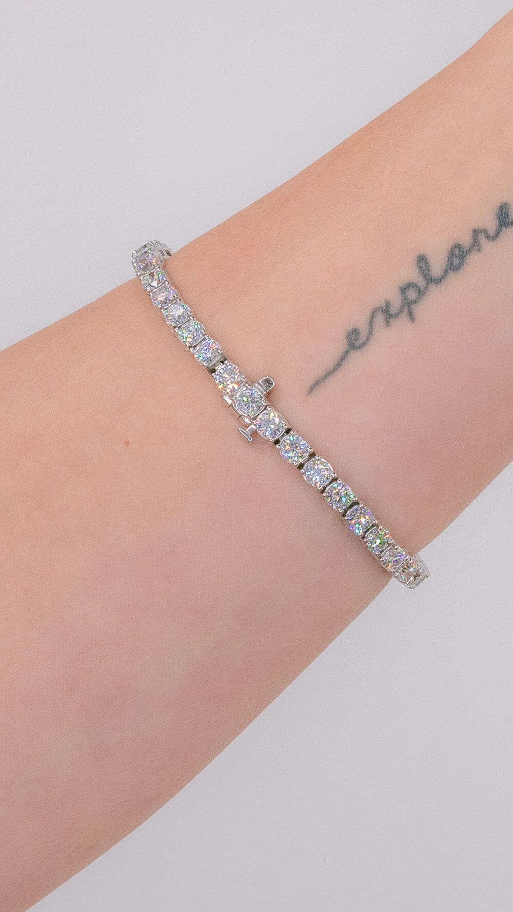 10.03ct F+ VS+ Lab Diamond Tennis Bracelet Bracelets Princess Bride Diamonds 