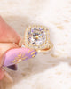 10mm (5ct DEW) Cushion Moissanite Courtney Engagement Rings Princess Bride Diamonds 