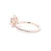 1.4mm Caraline Round Engagement Rings Princess Bride Diamonds 