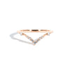 1.4mm Harley Ring Princess Bride Diamonds 3 14K Rose Gold 