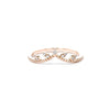 1.4mm Leafy Ring Rings Princess Bride Diamonds 3 14K Rose Gold 