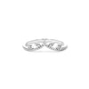 1.4mm Leafy Ring Rings Princess Bride Diamonds 3 14K White Gold 