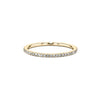 1.4mm Pavé Diamond Ring Ring Princess Bride Diamonds 3 14K Yellow Gold 
