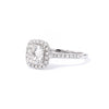 1.6mm Amara Cushion Engagement Rings Princess Bride Diamonds 