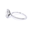 1.6mm Angela Radiant Engagement Rings Princess Bride Diamonds 