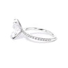 1.6mm Juliette Elongated Cushion Engagement Rings Princess Bride Diamonds 