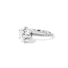 1.6mm Juliette Round Engagement Rings Princess Bride Diamonds 