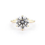 1.6mm Juliette Round High Polish Engagement Rings Princess Bride Diamonds 