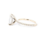 1.6mm Kayla Cushion Engagement Rings Princess Bride Diamonds 