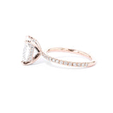 1.6mm Kayla Cushion Engagement Rings Princess Bride Diamonds 