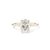 1.6mm Kayla Oval High Polish Engagement Rings Princess Bride Diamonds 3 14K Yellow Gold 