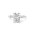 1.6mm Kayla Radiant Engagement Rings Princess Bride Diamonds 