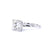 1.6mm Leah Cushion High Polish Engagement Rings Princess Bride Diamonds 