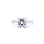 1.6mm Leah Cushion High Polish Engagement Rings Princess Bride Diamonds 