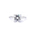 1.6mm Leah Cushion High Polish Engagement Rings Princess Bride Diamonds 