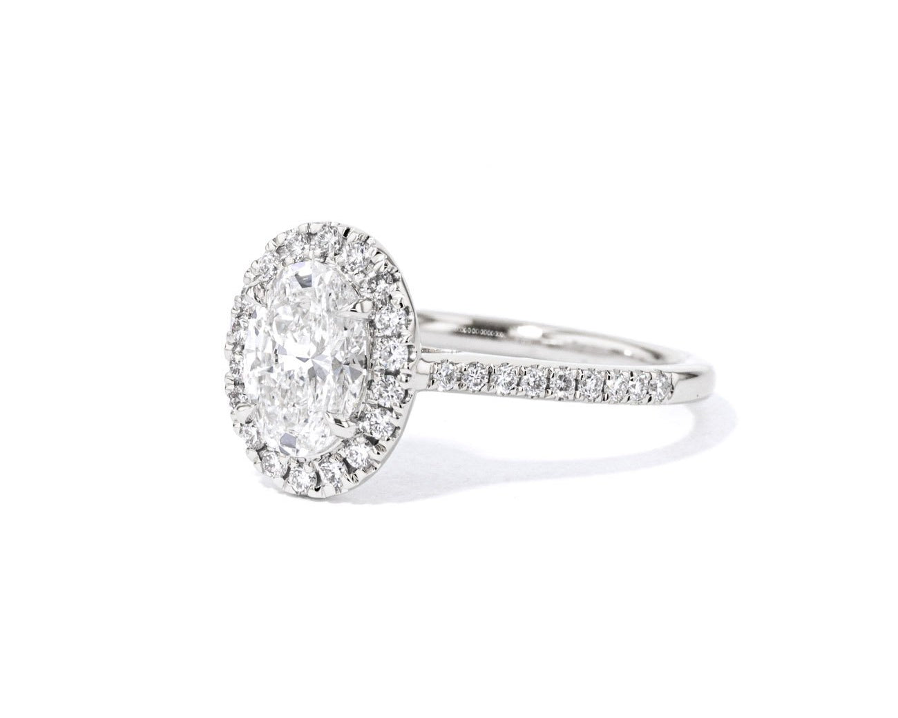 1.6mm Lynn Oval Engagement Rings Princess Bride Diamonds 