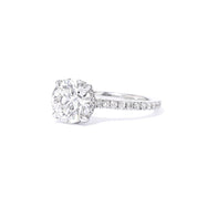 1.6mm Michelle Round Engagement Rings Princess Bride Diamonds 