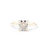 1.6mm Nicole Cushion High Polish Engagement Rings Princess Bride Diamonds 3 14K Yellow Gold 