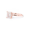1.6mm Nicole Cushion High Polish Engagement Rings Princess Bride Diamonds 