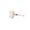 1.6mm Nicole Oval High Polish Engagement Rings Princess Bride Diamonds 