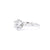 1.6mm Nicole Round High Polish Engagement Rings Princess Bride Diamonds 