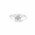 1.6mm Samantha Oval High Polish Engagement Rings Princess Bride Diamonds 3 14K White Gold 