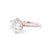 1.6mm Samantha Round Engagement Rings Princess Bride Diamonds 