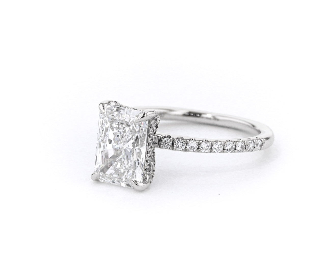 1.6mm Shelby Radiant Engagement Rings Princess Bride Diamonds 