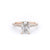 1.6mm Shelby Radiant Engagement Rings Princess Bride Diamonds 3 14K Rose Gold 