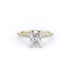 1.6mm Shelby Radiant Engagement Rings Princess Bride Diamonds 3 14K Yellow Gold 