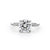 1.6mm Shelby Round Engagement Rings Princess Bride Diamonds 