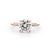 1.6mm Shelby Round Engagement Rings Princess Bride Diamonds 