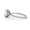 1.6mm Shelby Round Engagement Rings Princess Bride Diamonds 