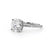 1.6mm Shelby Round Engagement Rings Princess Bride Diamonds 