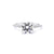 1.6mm Stephanie Cushion Engagement Rings Princess Bride Diamonds 