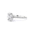 1.6mm Stephanie Oval Engagement Rings Princess Bride Diamonds 