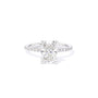 1.6mm Stephanie Radiant Engagement Rings Princess Bride Diamonds 